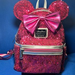 Pink Sequin Loungefly new without tags